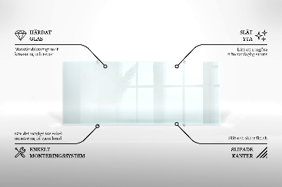Kuchyňský panel transparentní