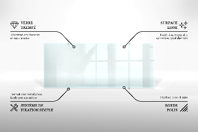 Kuchyňský panel transparentní