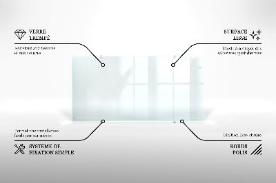 Kuchyňský panel transparentní