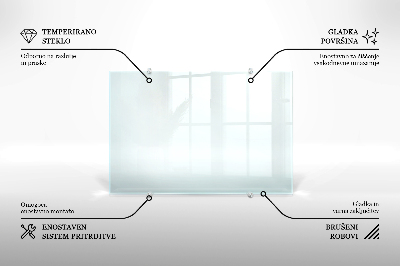 Kuchyňský panel transparentní