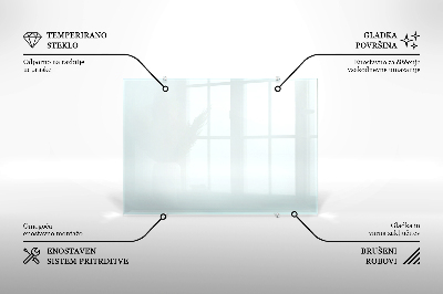 Kuchyňský panel transparentní