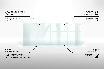 Kuchyňský panel transparentní