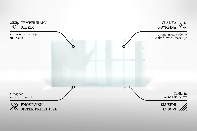Kuchyňský panel transparentní