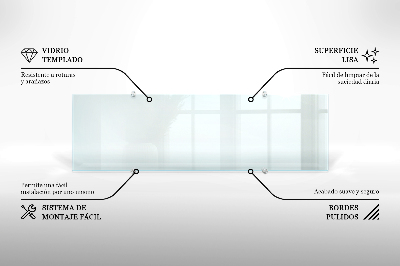 Kuchyňský panel transparentní