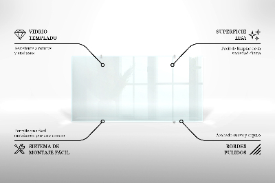 Kuchyňský panel transparentní