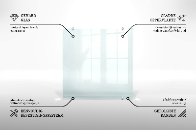 Kuchyňský panel transparentní
