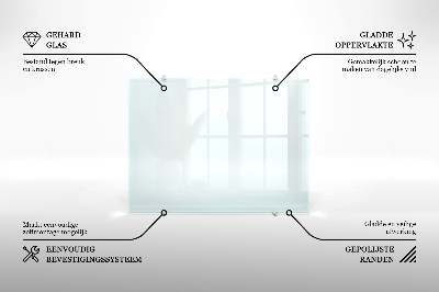 Kuchyňský panel transparentní