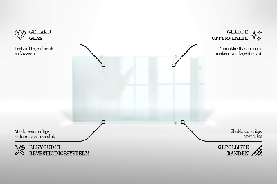 Kuchyňský panel transparentní