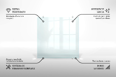 Kuchyňský panel transparentní