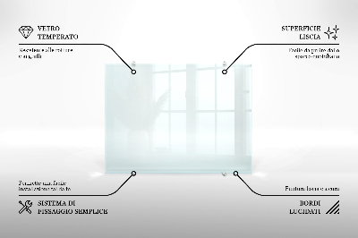 Kuchyňský panel transparentní