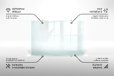 Kuchyňský panel transparentní