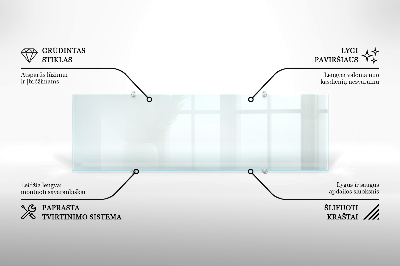 Kuchyňský panel transparentní