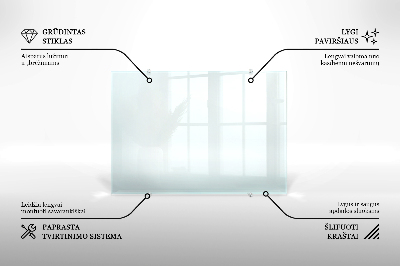 Kuchyňský panel transparentní