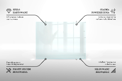 Kuchyňský panel transparentní