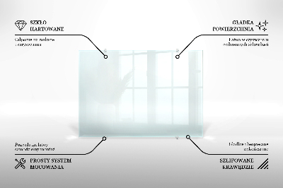 Kuchyňský panel transparentní