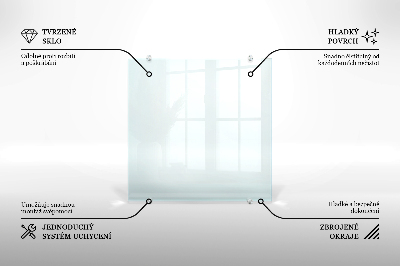 Kuchyňský panel transparentní