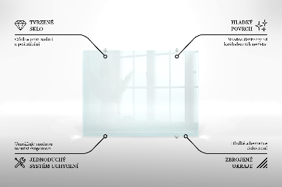 Kuchyňský panel transparentní