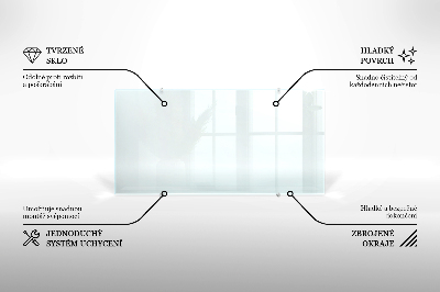 Kuchyňský panel transparentní