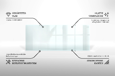 Kuchyňský panel transparentní