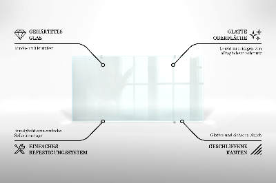 Kuchyňský panel transparentní