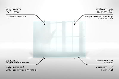 Kuchyňský panel transparentní