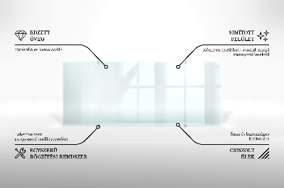 Kuchyňský panel transparentní