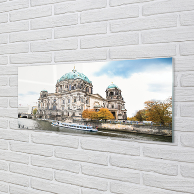 Skleněný panel Německo Berlin Cathedral River