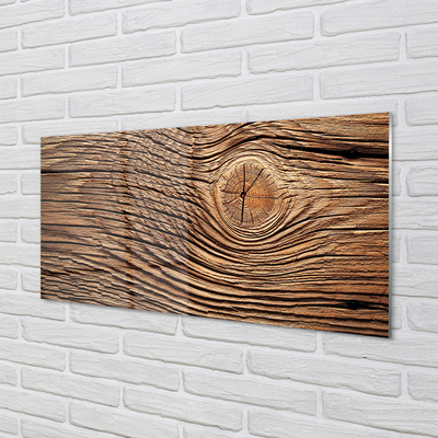 Skleněný panel Dřevěná deska struktura