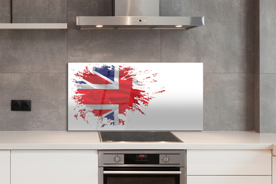 Skleněný panel Vlajka Velké Británie