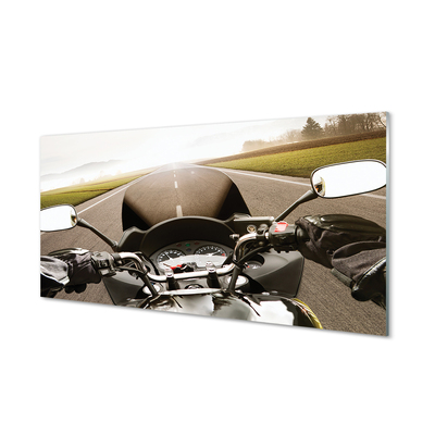 Skleněný panel Motocyklu silničního oblohy top
