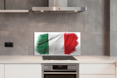 Skleněný panel flag itálie