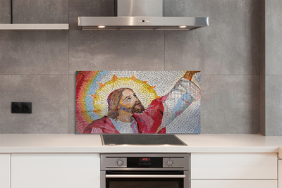 Skleněný panel mozaika Jesus