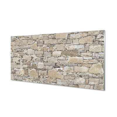 Skleněný panel Kamenná zeď wall