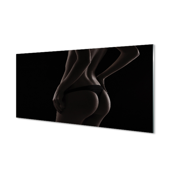 Skleněný panel ženské tělo