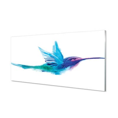 Skleněný panel malované papoušek