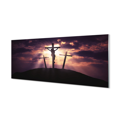 Skleněný panel Jesus cross