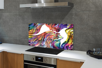 Skleněný panel obrazové plochy barva