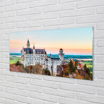 Skleněný panel Německo Castle podzim Munich