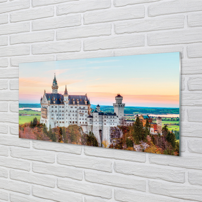 Skleněný panel Německo Castle podzim Munich