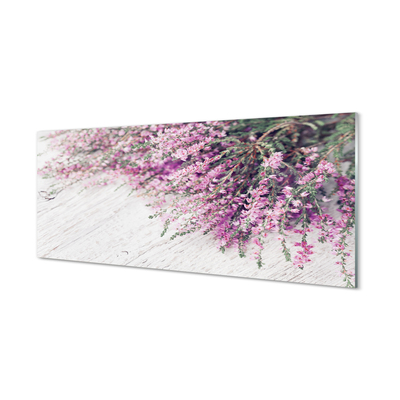 Skleněný panel květiny desky
