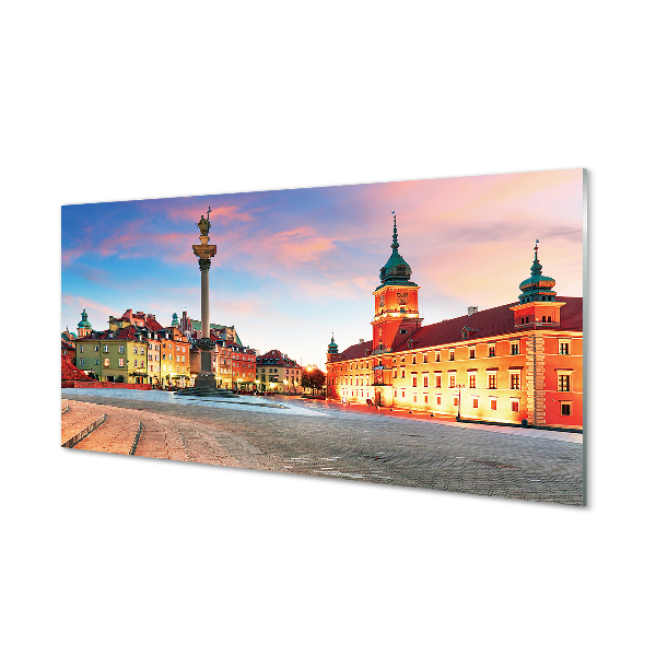 Skleněný panel Sunrise Varšava Staré Město