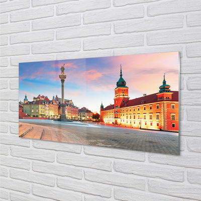 Skleněný panel Sunrise Varšava Staré Město