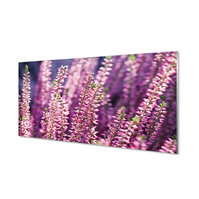 Skleněný panel květiny