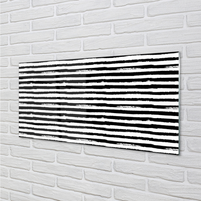 Skleněný panel Nepravidelné pruhy zebra