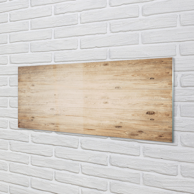 Skleněný panel Dřevěných prken uzlů
