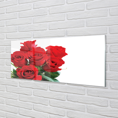 Skleněný panel Kytice růží