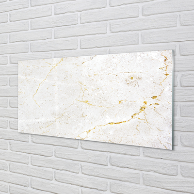 Skleněný panel Marble kamenná zeď