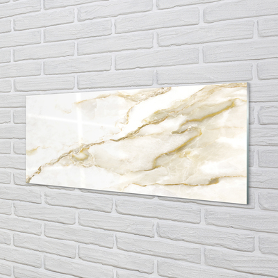 Skleněný panel Marble kamenná zeď