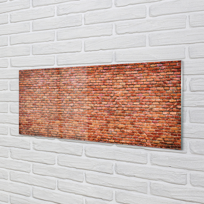 Skleněný panel Cihlové zdi wall
