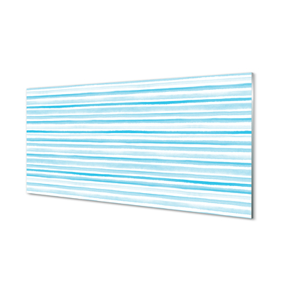 Skleněný panel modré pruhy